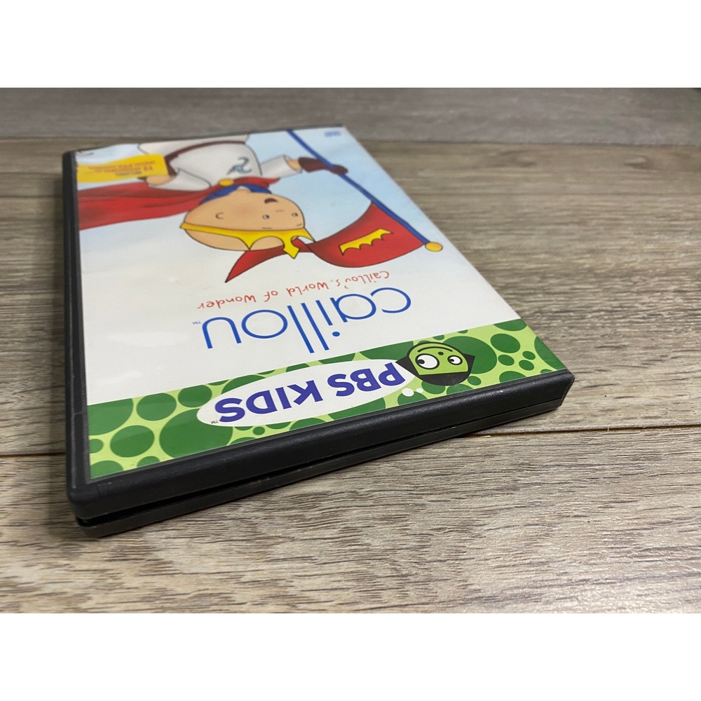 Caillou World of Wonder DVD PBS Kids Childrens Animated Adventures